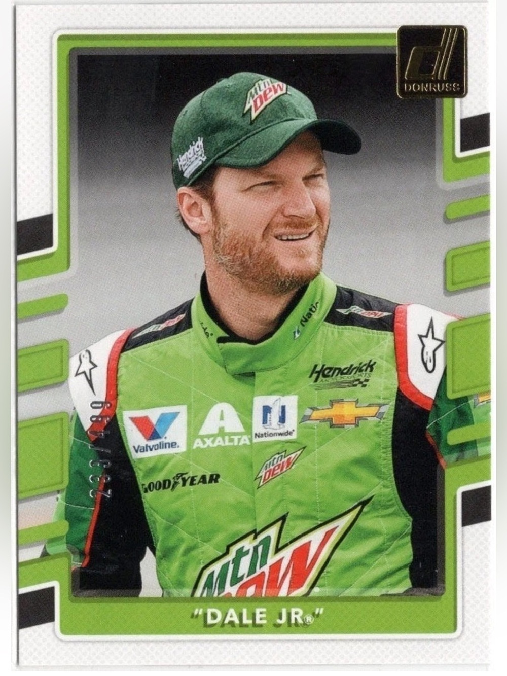 🔥NOW $1🔥 Dale Earnhardt Jr 2018 Donruss NASCAR Racing Car Card